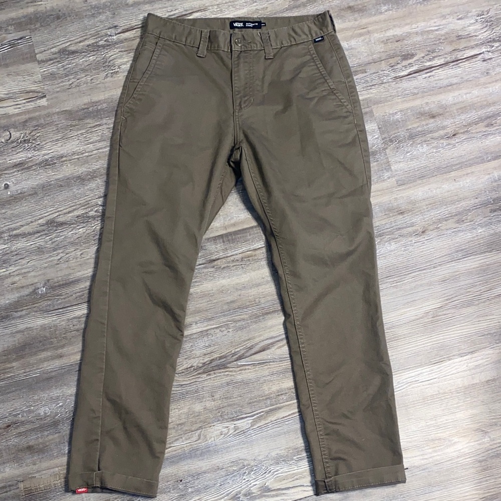 EUC VANS Slim Authentic Chinos Cuffed Pants 29x30